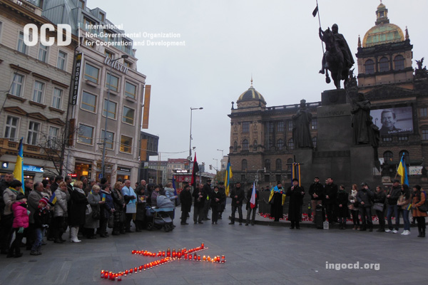 OCD: У Празі відбулася VI поминальна хода у пам’ять про жертви Голодоморів в Україні